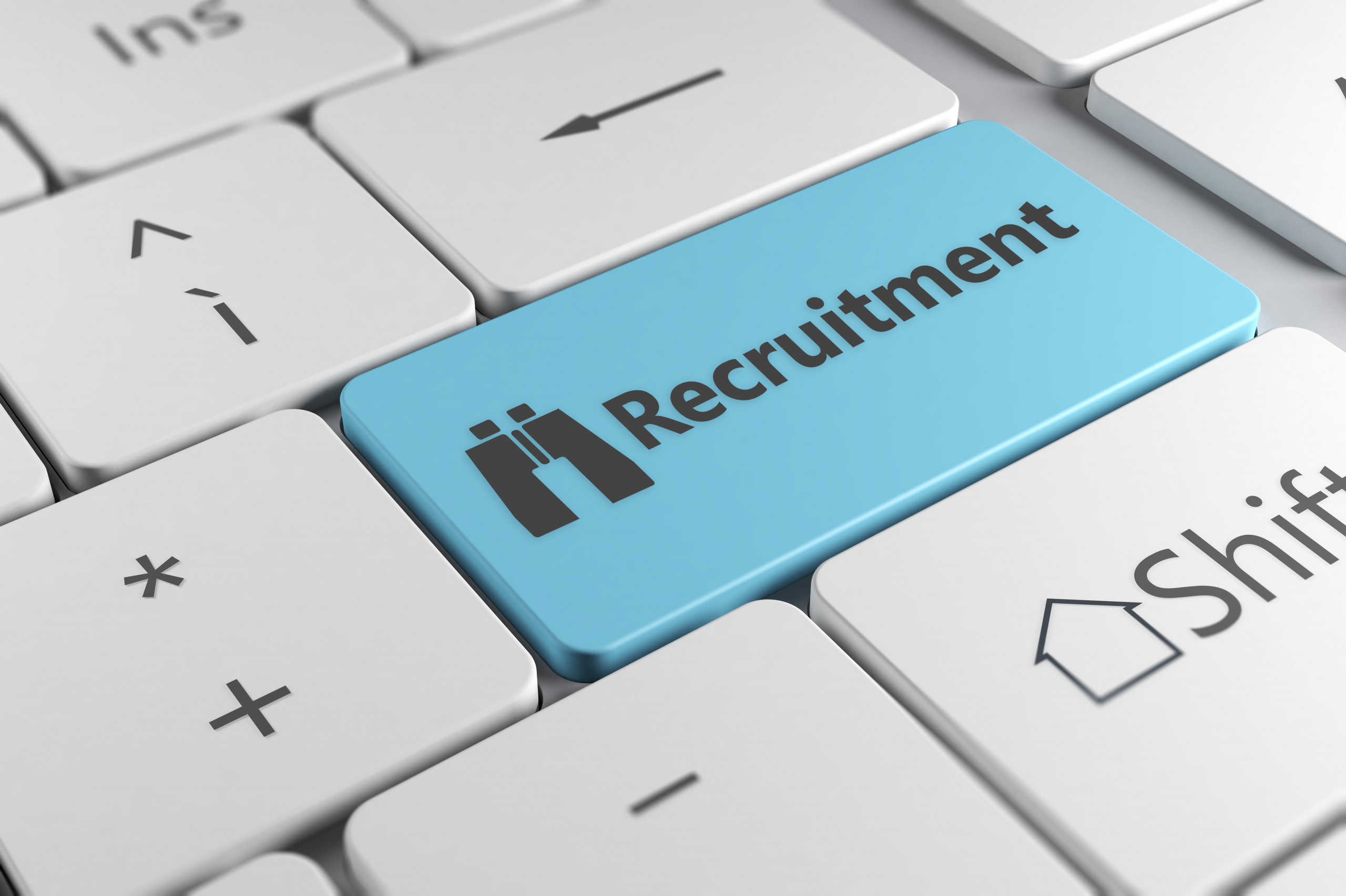 Recruitment key on keyboard  1  5576f1360f79a